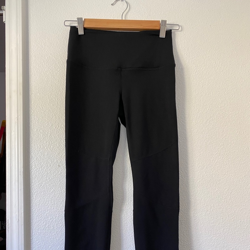 Black Moto Leggings by Gaiam